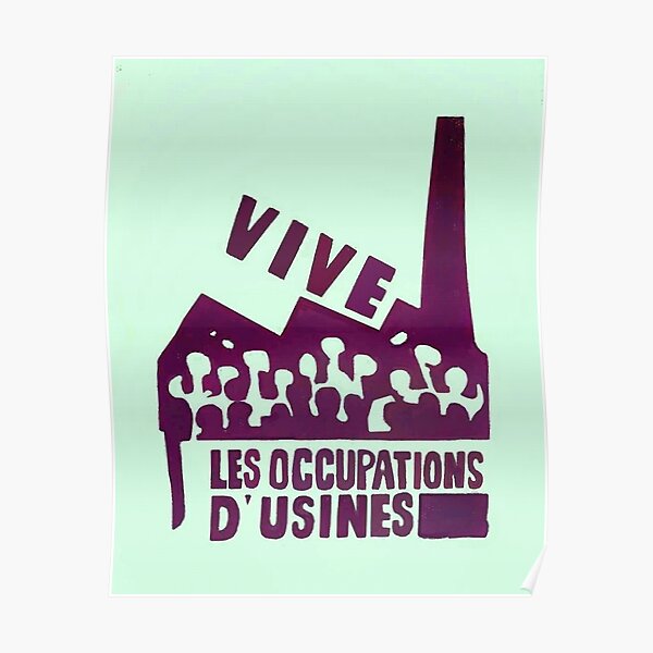 mai68-revolution-live-factory occupations Poster