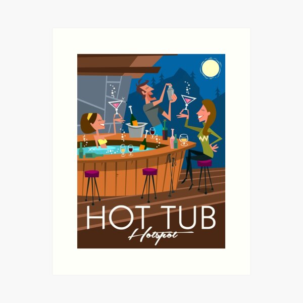 Item preview, Hottub Hotspot designed and sold by GAGodel.