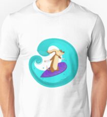 Dog Surfing Dogs Waves Surfing Motif - Funny Gift Idea Unisex T-Shirt