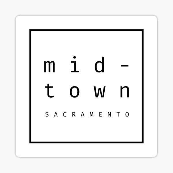 Mid-town Sacrameno Sticker
