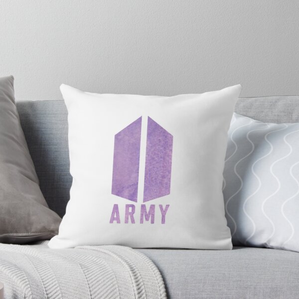 Item preview, PURPLE BTS ARMY LOGO STICKER designed and sold by manzae.