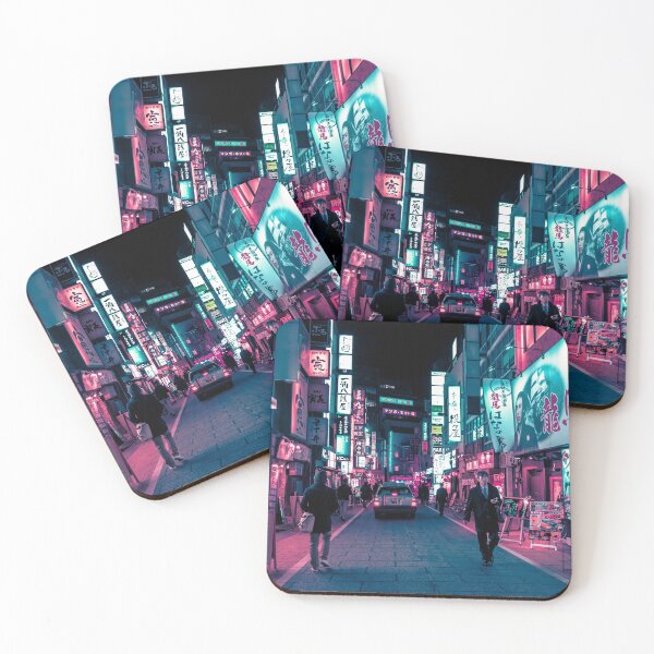 Item preview, Shimmering Neon Lights of Tokyo designed and sold by Neondreamscapes.