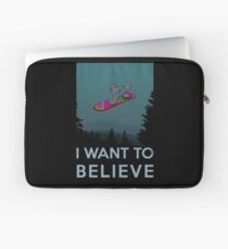 I want to believe - The Hover Board from back to the future Laptop Sleeve