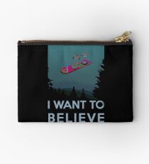 I want to believe - The Hover Board from back to the future Studio Pouch