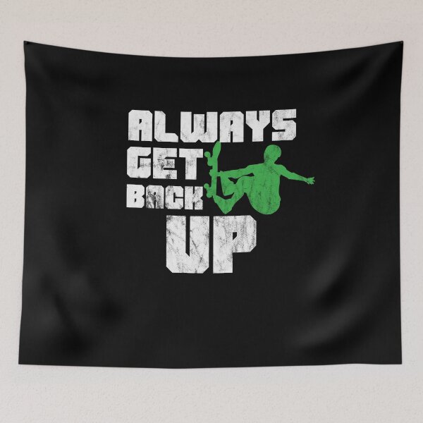 Item preview, Always Get Back Up Skateboard designed and sold by Jockeybox.