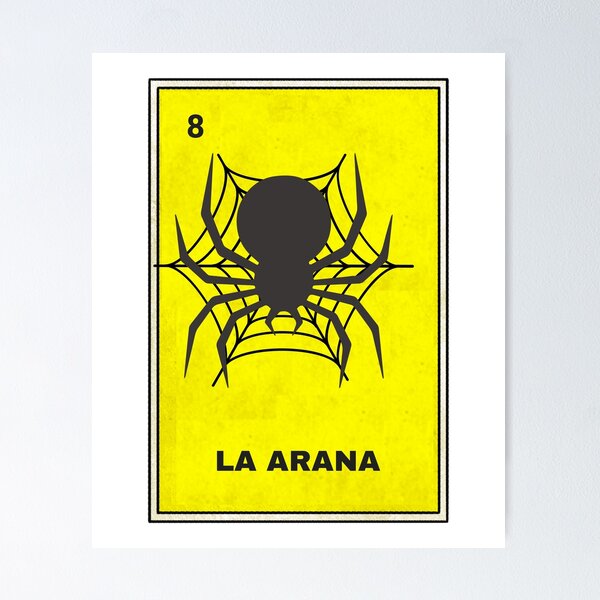 Póster for Sale con la obra «La Arana Loteria Card Spider Halloween ...