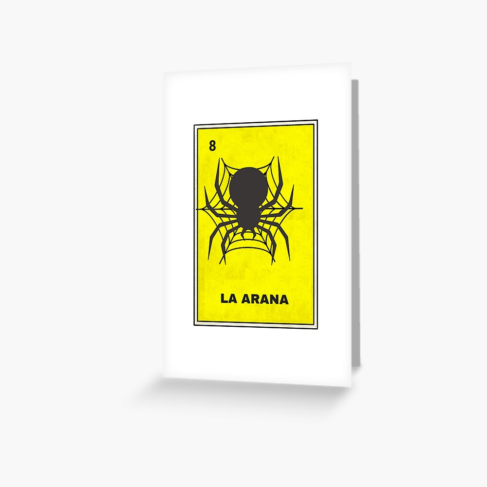 Loteria Mexican Bingo La Arana the Spider Double Sided -  Canada