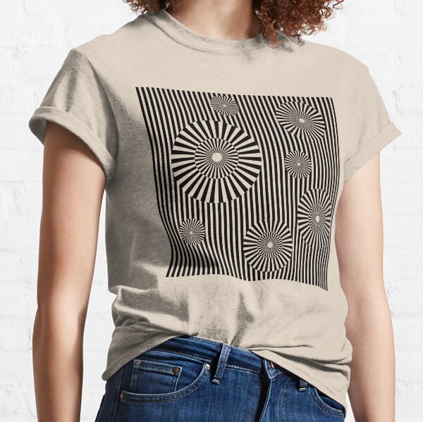 MOVING CIRCLES (BLACK) Camiseta clásica