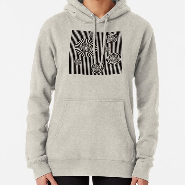 MOVING CIRCLES (BLACK) Sudadera con capucha