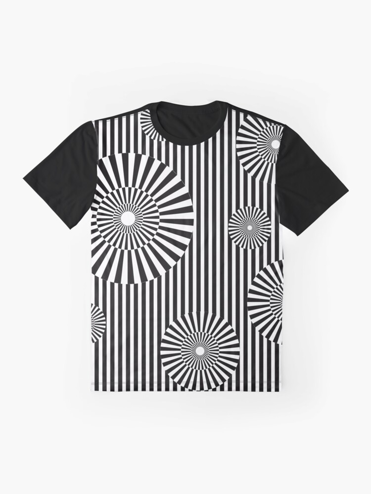 Vista alternativa de Camiseta gráfica MOVING CIRCLES (BLACK)