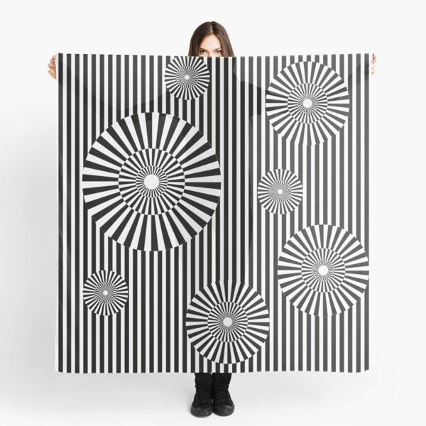 MOVING CIRCLES (BLACK) Pañuelo