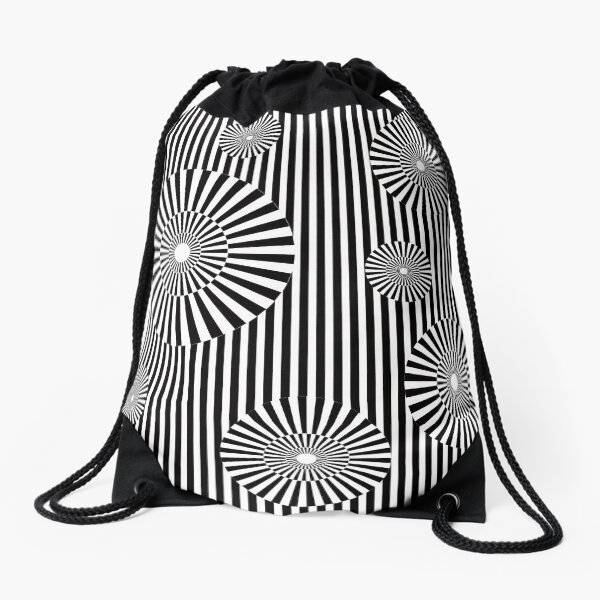 MOVING CIRCLES (BLACK) Mochila saco
