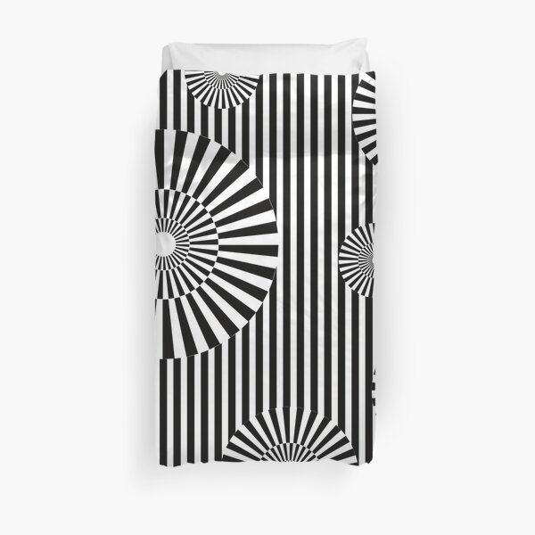 MOVING CIRCLES (BLACK) Funda nórdica