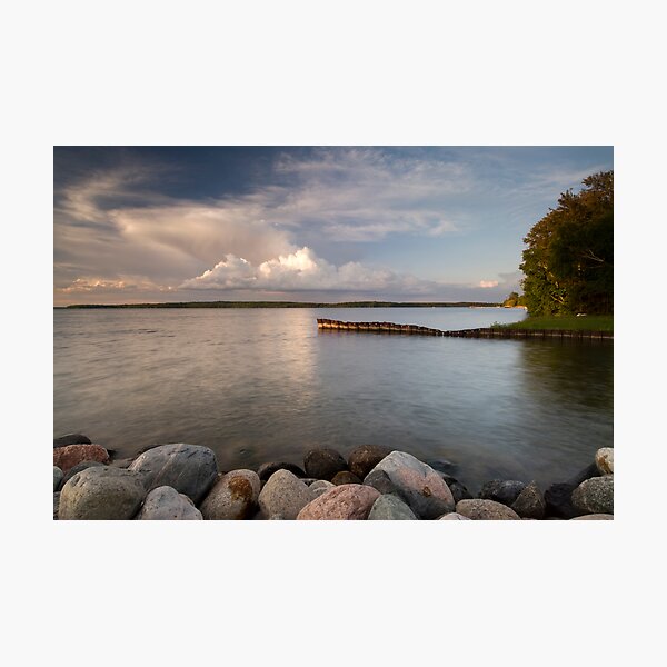 Leech Lake, Sunset. Photographic Print