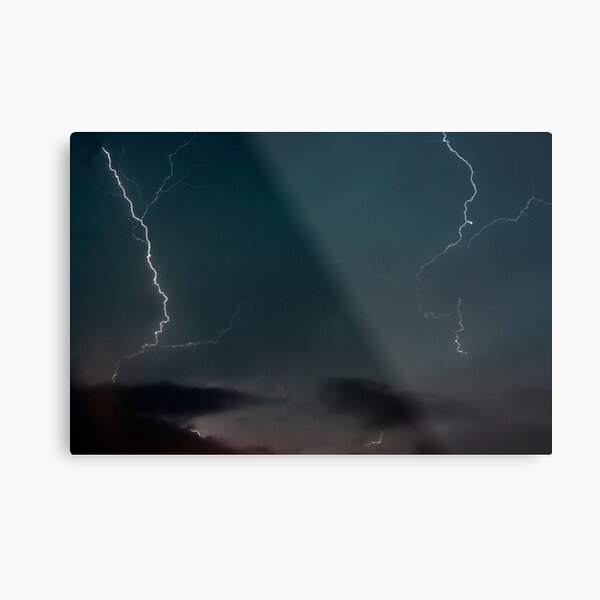 Double Lightning. Metal Print
