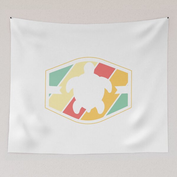 Item preview, Retro Throwback Sea Turtle Design designed and sold by Theodore Cory.