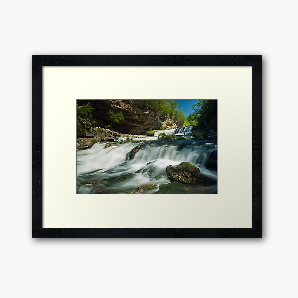 Willow Falls. Framed Art Print