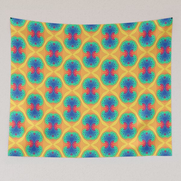 Item preview, Rainbow Fractal Seamless Pattern 4 designed and sold by Kaleiope Studio.