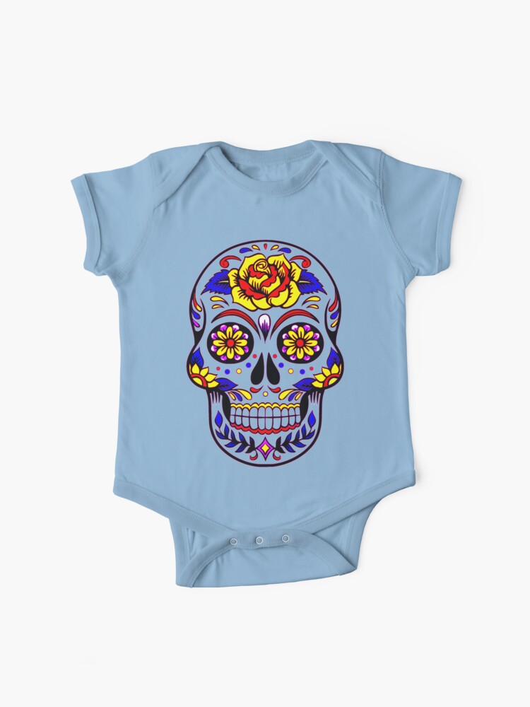 Chicago Cubs Sugar Skull Tee Shirt 18M / White