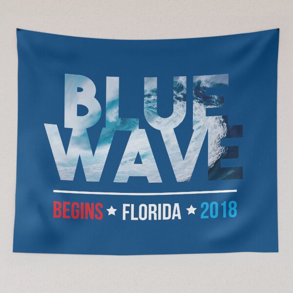 Item preview, Blue Wave Florida 2018 designed and sold by kjanedesigns.