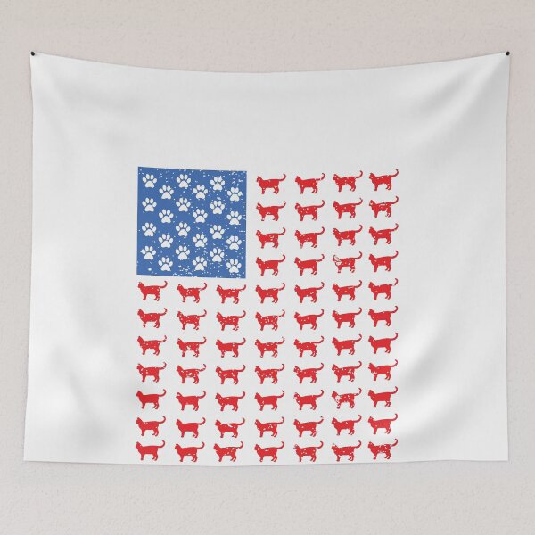 Item preview, Distressed Patriotic Cat Shirt for Men Women and Kids designed and sold by Theodore Cory.