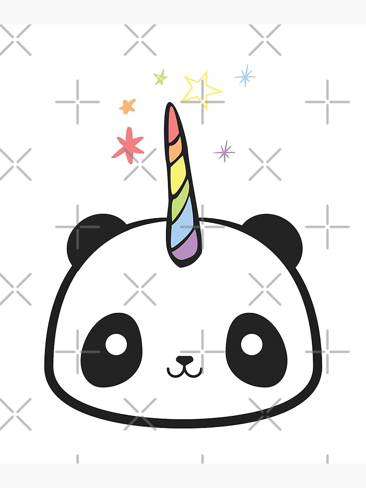 The Original Pandacorn Kawaii Cute Magical Rainbow Unicorn Panda