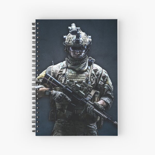 Spec Ops Spiral Notebooks Redbubble - spec ops soldier roblox