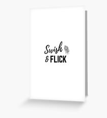 Swish & Flick Greeting Card