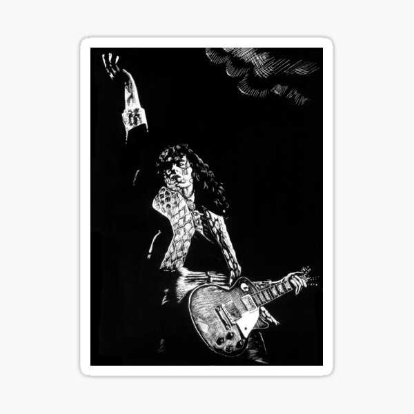 Jimmy Page Stickers for Sale | Redbubble