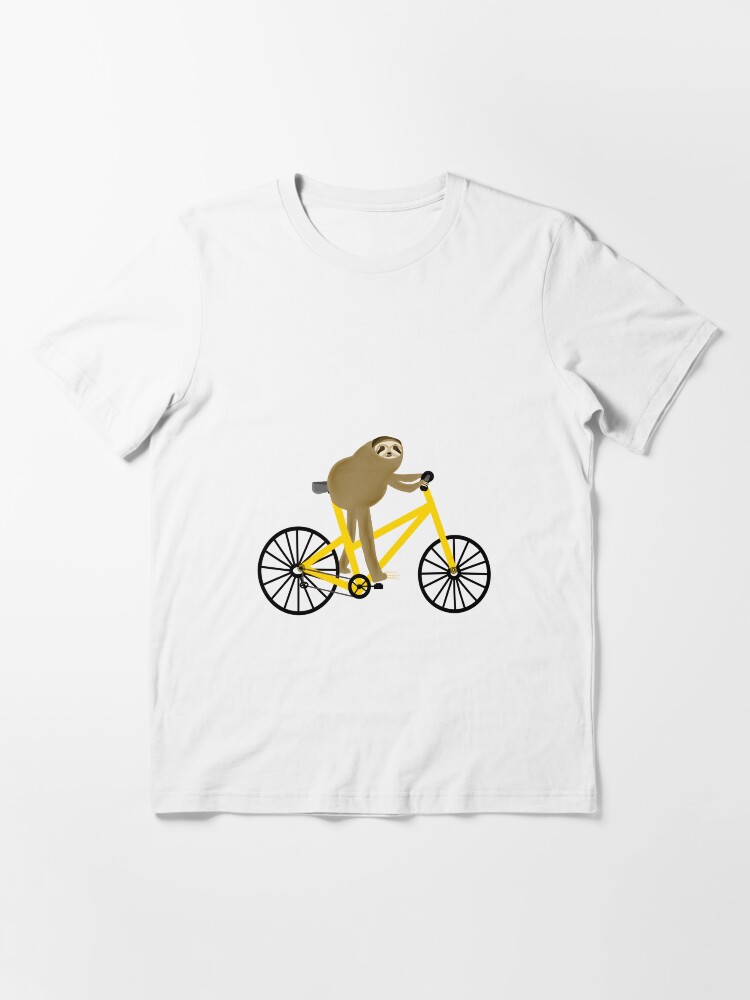 sloth bicycle t shirt