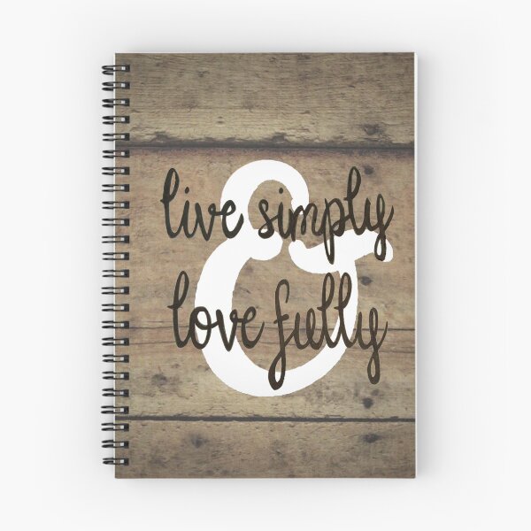 Item preview, Live Simply & Love Fully White on Barnwood designed and sold by cabindog.
