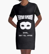 Everyday Superhero - Dark Graphic T-Shirt Dress