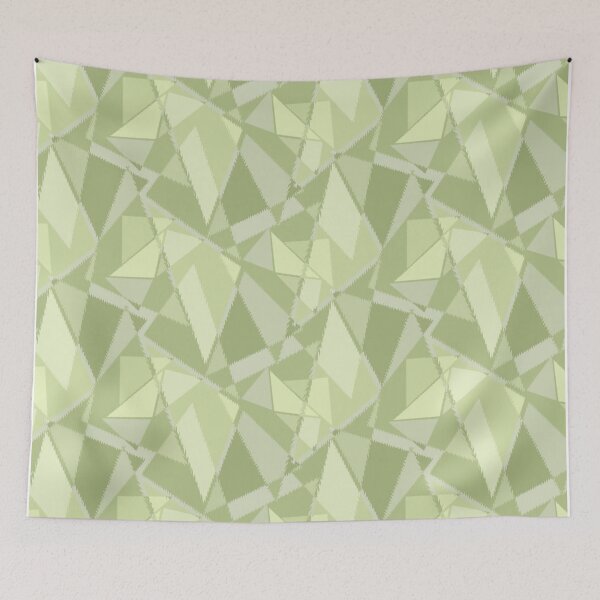 Item preview, Abstract geometric. Shades of pistachio. designed and sold by marinaklykva.