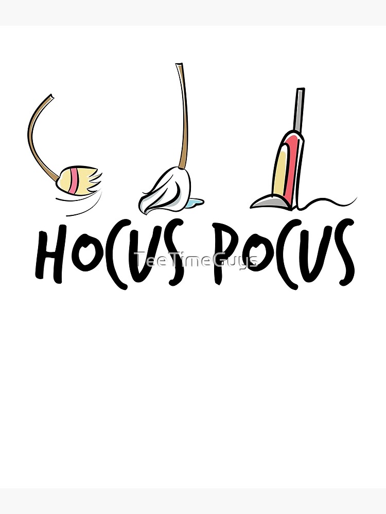 "Hocus Pocus (Broom Mop Vacuum) V3 " Photographic Print for Sale by