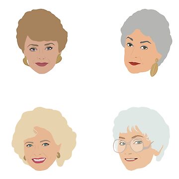 Artwork thumbnail, Golden Girls Sticker Set by thefilmartist