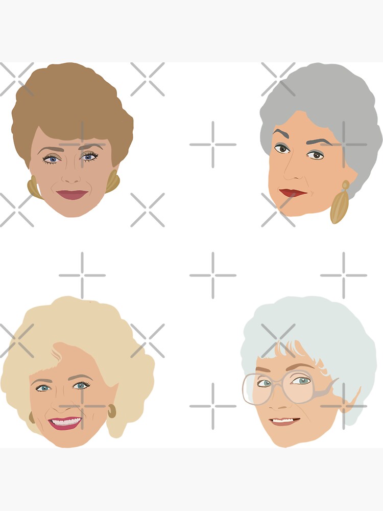 Golden Girls Sticker Set by thefilmartist