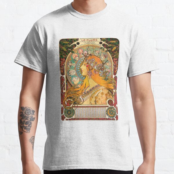 HAUTE DÉFINITION. Zodiac (deuxième version), par Alphonse Mucha (1896) HAUTE DÉFINITION T-shirt classique