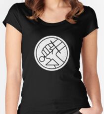 B.P.R.D. Logo Women's Fitted Scoop T-Shirt