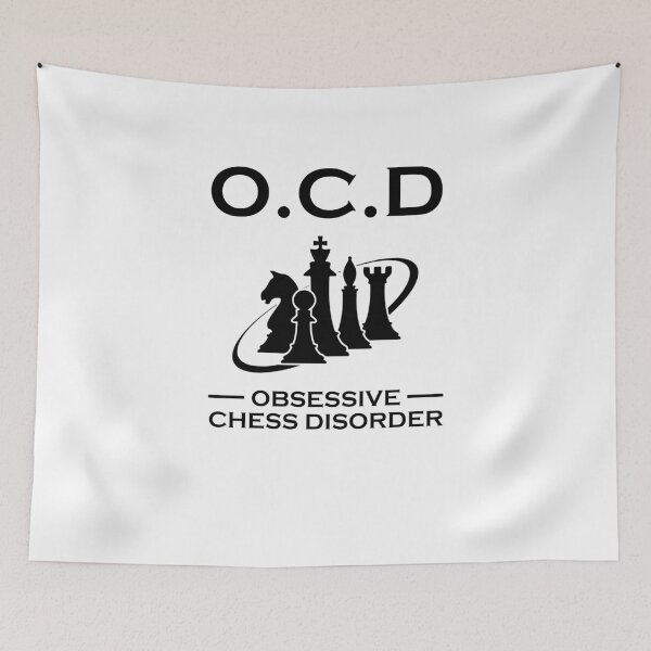 Item preview, I Have OCD Obsessive Chess Disorder V3 designed and sold by TeeTimeGuys.