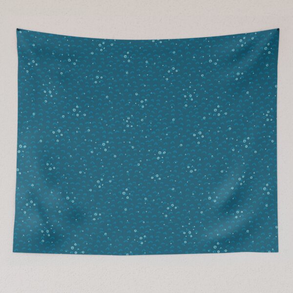 Item preview, Ocean Blue Aqua Water Bubbles Vector Pattern designed and sold by Limolida.