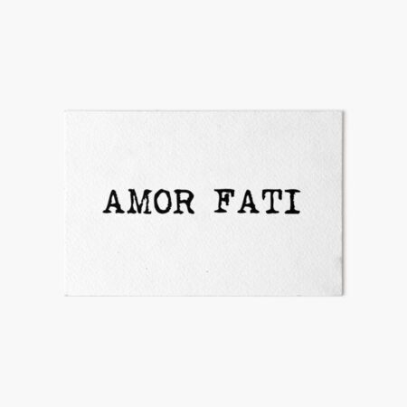 amor fati Lámina rígida