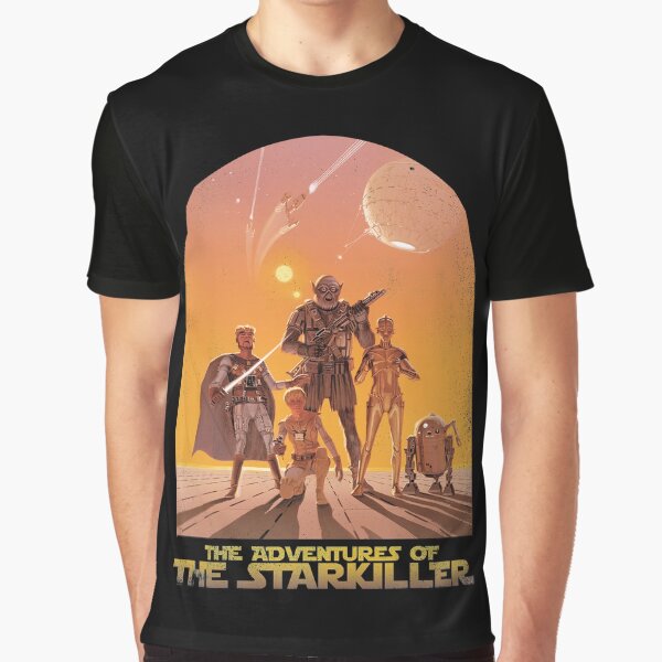 Vista previa del artículo con la obra «Las aventuras del Starkiller», diseñado y vendido por CreativeSpero.