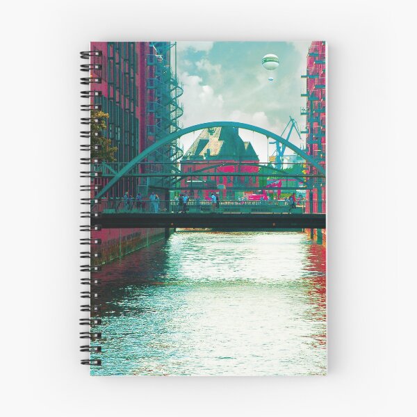 Item preview, Fascination Hamburg Speicherstadt Fleet Collage designed and sold by Margarita-Art.