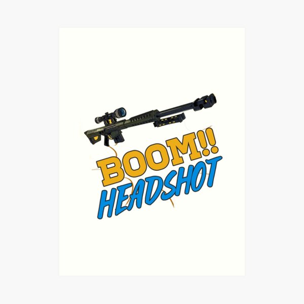 Epic Games Art Prints Redbubble - boomi headshot boom headshot roblox boom meme on meme