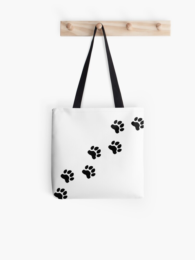 Bolsa De Tela Huellas De Perro Huella De Perro Pata De Perro Perro Perrito Impresion De Pata Paso De Animal Paso De Perro Huellas De Animales Pata Linda De Hvasilevshop Redbubble