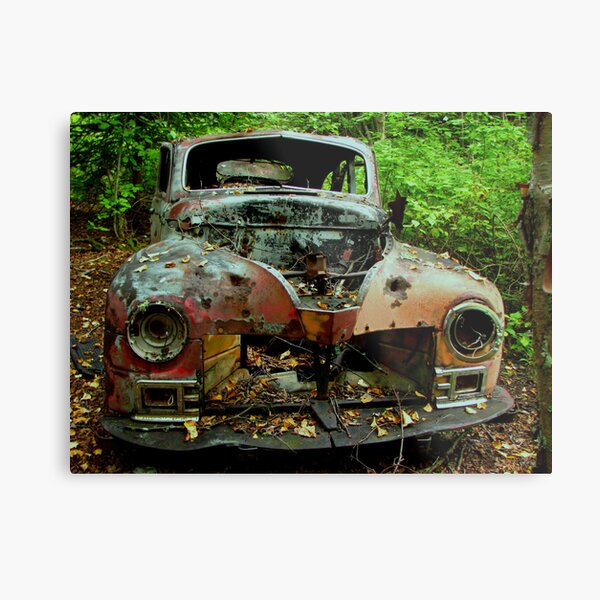 The old Car at Jackfish Ontario Metallbild