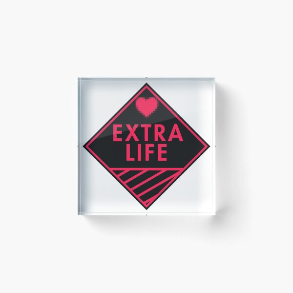 Item preview, Extra Life (red-pink) designed and sold by xtrolix.