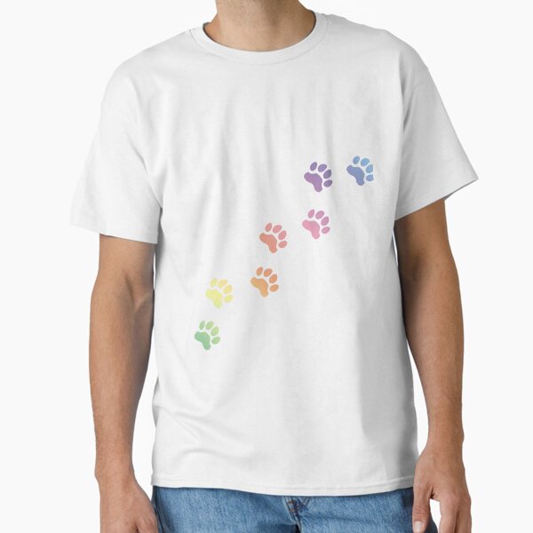 Item preview, Rainbow Dog tracks, dog footprint, dog paw, dog, doggy, paw print, animal step, dog step, animal tracks, cute paw  designed and sold by hvasilevshop.