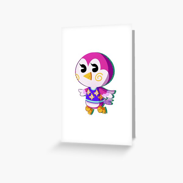 Animal Crossing Midge Greeting Cards Redbubble