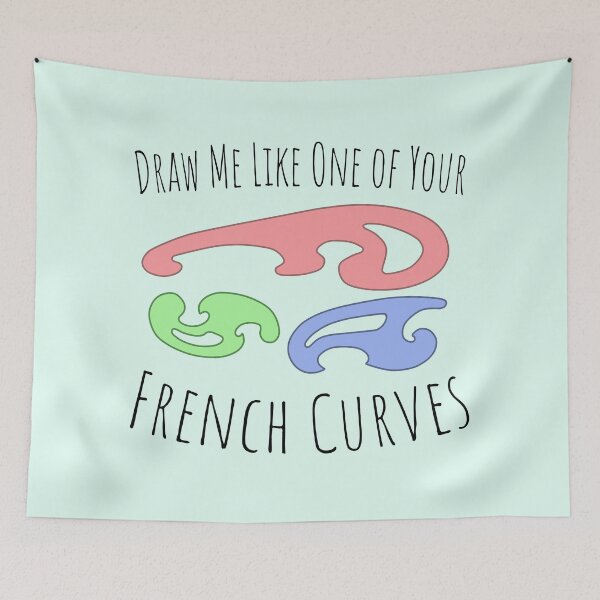 Item preview, Draw Me Like One of Your French Curves designed and sold by PoppyFox.